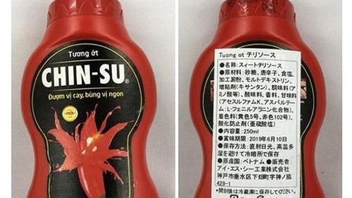 Vụ thu hồi 18.000 chai tương ớt Chin-Su ở Nhật: Hội Bảo vệ người tiêu dùng Việt Nam lên tiếng