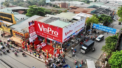 Điện máy VinPro đồng loạt khai trương 10 cửa hàng tại 5 tỉnh thành phố