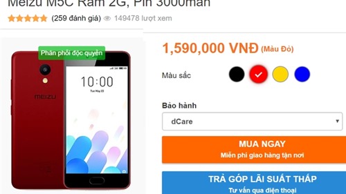 Điện thoại Trung Quốc Meizu đang được rao bán như thế nào ở Việt Nam?