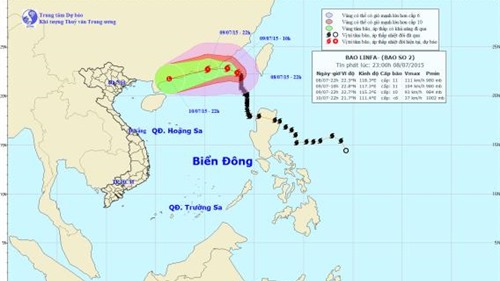 [Cập nhật] Cơn bão số 2: Bắc Biển Đông gió giật cấp 12-13