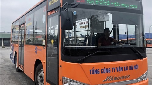 Tuyến buýt chất lượng cao Hà Đông - Nội Bài đi vào hoạt động