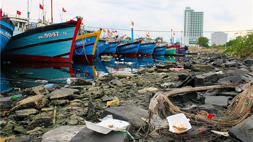 Người dân khốn khổ vì ô nhiễm tại cảng cá lớn nhất miền Trung