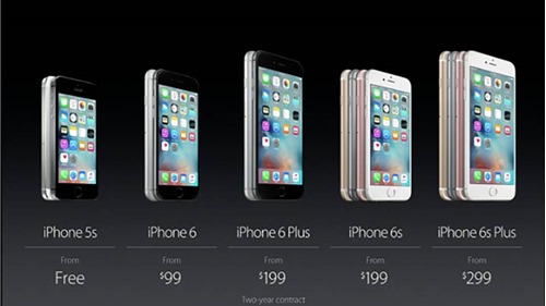 Chi tiết thời gian, địa điểm, giá bán iPhone 6s, 6s Plus