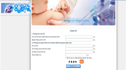 Hướng dẫn đăng ký tiêm vắc xin Pentaxim qua mạng tại Trung tâm Y tế dự phòng Hà Nội