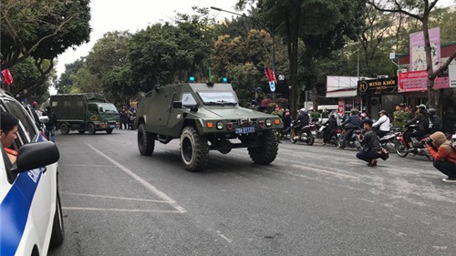 Hà Nội: Đường phố khác lạ trong ngày ra quân trước Hội nghị Thượng đỉnh Mỹ - Triều Tiên