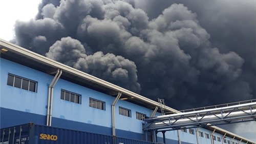 Bình Dương: Cháy nhà xưởng, hàng trăm công nhân tháo chạy tán loạn