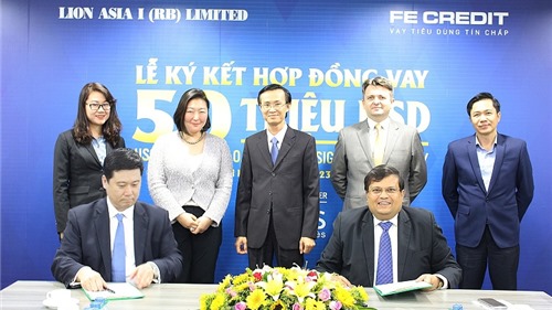 FE Credit ký kết hợp đồng vay 50 triệu USD với Lion Asia