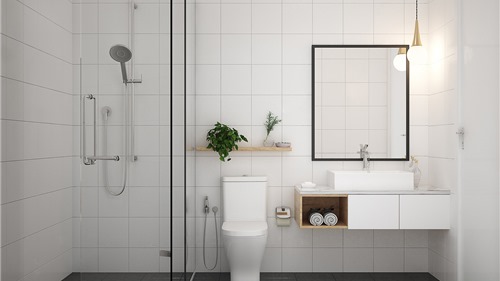 11 mẫu thiết kế nội thất phòng tắm phong cách tối giản