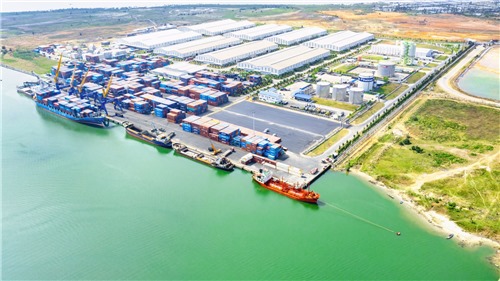 THILOGI mở rộng bãi cảng Chu Lai về phía thượng lưu