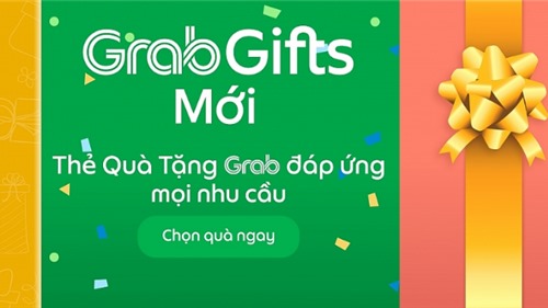 Grab triển khai dịch vụ thẻ quà tặng GrabGifts dành cho người dùng