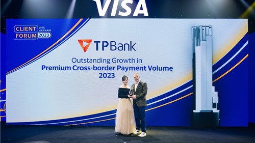 TPBank dẫn đầu tăng trưởng doanh số giao dịch thẻ Visa năm 2023