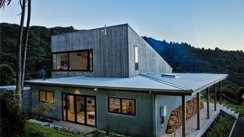 Ngôi nhà nhỏ hiện đại ở New Zealand