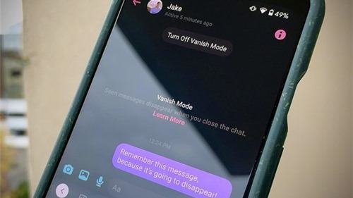 Hướng dẫn cách xoá tin nhắn Messenger tự động bằng tính năng Vanish Mode