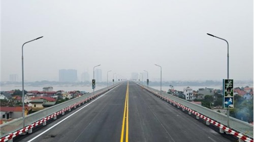 Sáng nay, chính thức thông xe cầu Thăng Long
