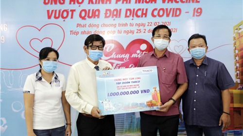 Quỹ `Chung một tấm lòng` - THACO ủng hộ 1 tỷ đồng