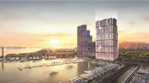 Tòa tháp mới “cực phẩm” tại Tổ hợp Sun Marina Hạ Long bên vịnh du thuyền chính thức ra mắt