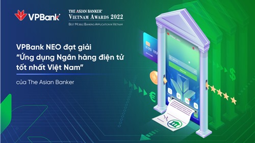 VPBank NEO đạt giải ứng dụng ngân hàng điện tử tốt nhất Việt Nam 