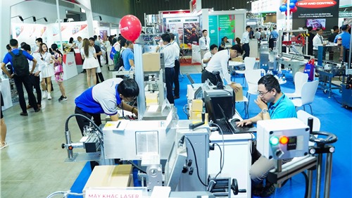 Hơn 400 doanh nghiệp tham gia triển lãm quốc tế về công nghệ xử lý, đóng gói bao bì tại Việt Nam