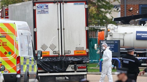  Thông tin mới nhất từ Bộ Ngoại giao vụ 39 người tử vong trong xe lạnh ở Anh 
