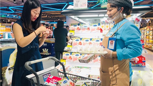 Sữa chua Vinamilk có mặt tại siêu thị thông minh Hema của Alibaba tại Trung Quốc