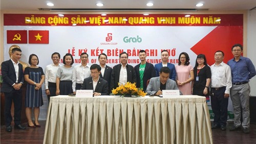 Saigon Co.op và Grab hợp tác triển khai giao hàng GrabExpress và GrabFood