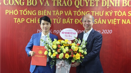 Bổ nhiệm Phó Tổng biên tập Tạp chí điện tử Bất động sản Việt Nam