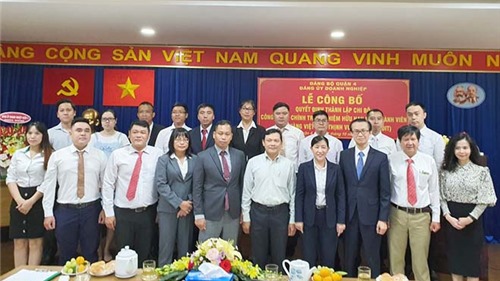 Công bố thành lập Chi bộ Công ty TC TNHH MTV Ngân hàng Việt Nam Thịnh Vượng