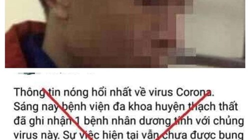 Xử lý đối tượng tung tin thất thiệt về virus Corona ở ngoại thành Hà Nội