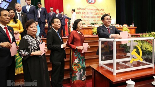 Hoàn thành việc bầu Ban Chấp hành Đảng bộ thành phố Hà Nội khóa XVII