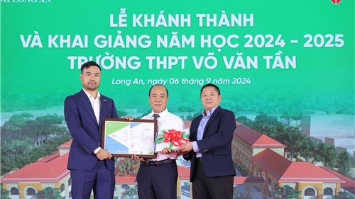  Long An: Trường học quy mô 100 tỷ do VPBank tài trợ đạt chuẩn xanh Quốc tế