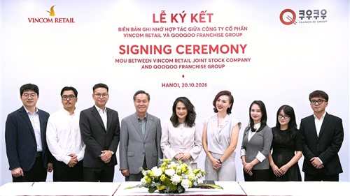 Vincom Retail bắt tay “ông lớn” QooQoo Premium Buffet Hàn Quốc 