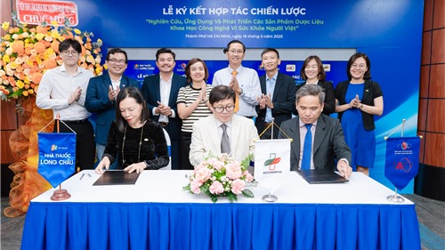 Long Châu hợp tác cùng Viện Công Nghệ Tiên Tiến phát triển dược phẩm
