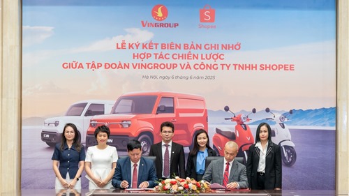 Vingroup và Shopee hợp tác chiến lược phát triển hạ tầng thương mại điện tử