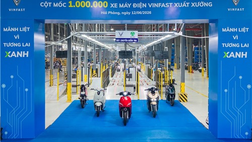 Vinfast xuất xưởng chiếc xe máy điện thứ 1 triệu 