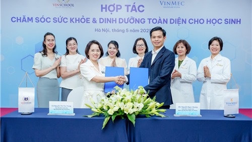 Vinschool & Vinmec ký thỏa thuận hợp tác toàn diện, nâng chuẩn chăm sóc sức khỏe