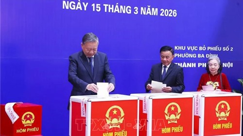 Hoàn thành tốt đẹp công tác bỏ phiếu bầu cử trên cả nước 