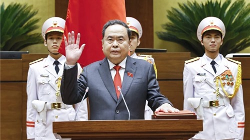 Chủ tịch Quốc hội Trần Thanh Mẫn tuyên thệ và phát biểu nhậm chức 