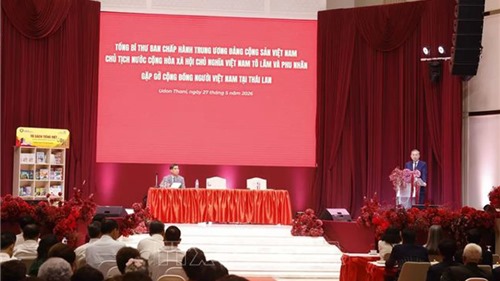 Tổng Bí thư, Chủ tịch nước Tô Lâm gặp gỡ cộng đồng người Việt Nam tại Thái Lan 