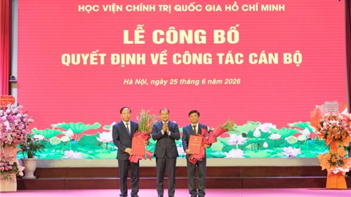 PGS.TS Phạm Minh Sơn tái bổ nhiệm Giám đốc Học viện Báo chí và Tuyên truyền