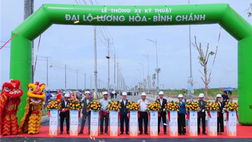 Thông xe Đại lộ Lương Hòa - Bình Chánh, tăng sức hút cửa ngõ phía Tây TP.HCM
