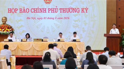 Họp báo Chính phủ thường kỳ tháng 7/2026: Các chỉ số cơ bản về phát triển KTXH 
