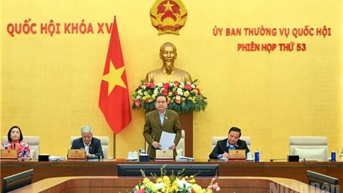Khai mạc Phiên họp thứ 53 của Ủy ban Thường vụ Quốc hội 