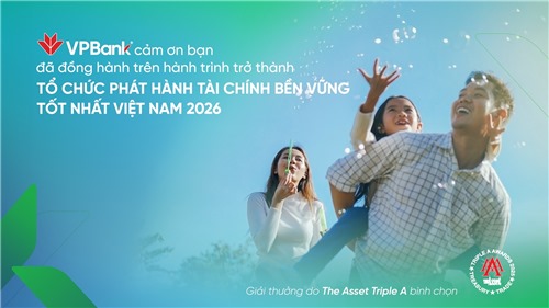 VPBank được vinh danh “Tổ chức phát hành tài chính bền vững tốt nhất Việt Nam 2