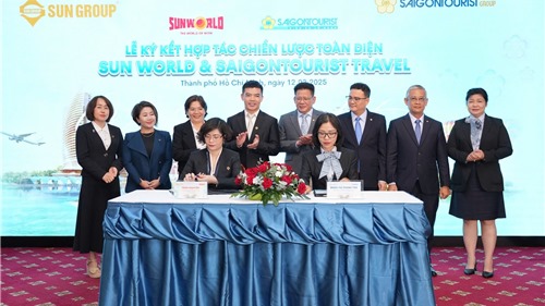 Sun World và Lữ hành Saigontourist ký hợp tác nâng tầm du lịch Việt