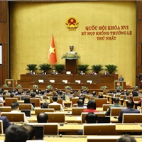  Bế mạc Kỳ họp không thường lệ thứ Nhất, Quốc hội khóa XVI 