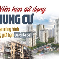 Niên hạn sử dụng chung cư: Giới hạn công trình, không giới hạn quyền tài sản 
