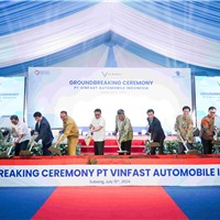 Vinfast chính thức động thổ nhà máy lắp ráp xe điện tại Indonesia 