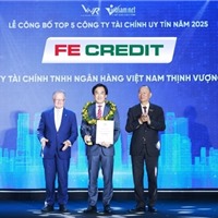 FE Credit ghi dấu ấn với loạt giải thưởng 