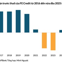 FE Credit lãi quý thứ năm liên tiếp, đạt gần 270 tỷ đồng nửa đầu năm 