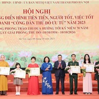 Hà Nội: Tặng danh hiệu "Người tốt, việc tốt" cho 18 cá nhân